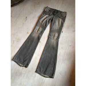 $3000 Decarnin 2010s NWT Biker Moto Flare Denim